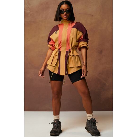 Fabletics Cargo Jacket Khloe The Heights Womens Small Color Block - Picture 1 of 8